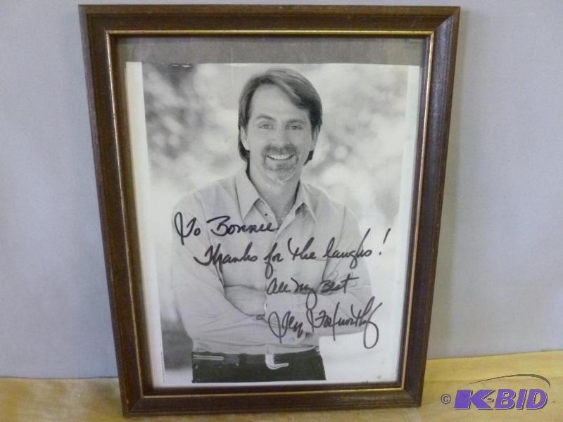 Collectible Jeff Foxworthy&nbspwood framed a...