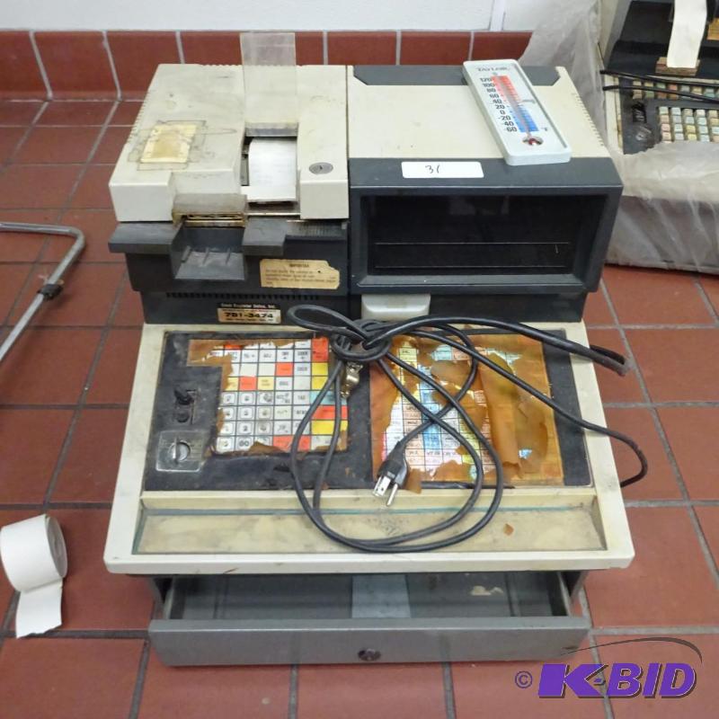 lot 31 image: Omron RS70 electronic cash register....