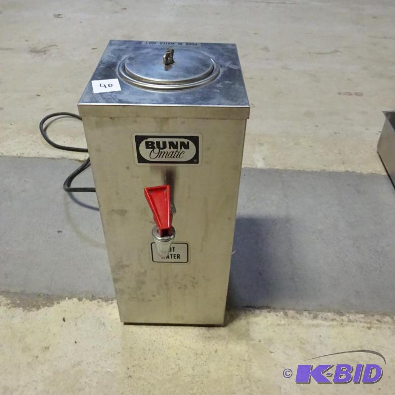 lot 40 image: Bunn hot water dispenser model DHW...