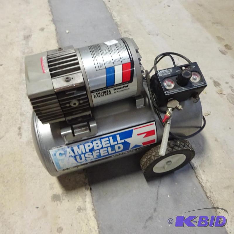 lot 41 image: Campbell Hausfeld model MT500103AJ air compre...