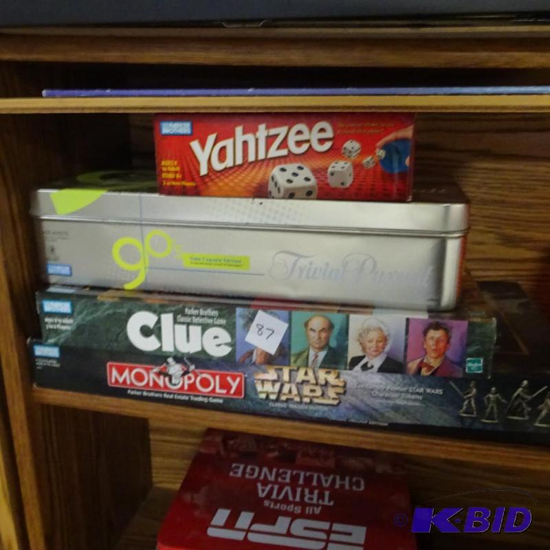 lot 87 image: Misc games...