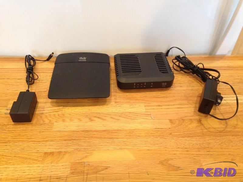 lot 15 image: Cisco Router and Wifi router