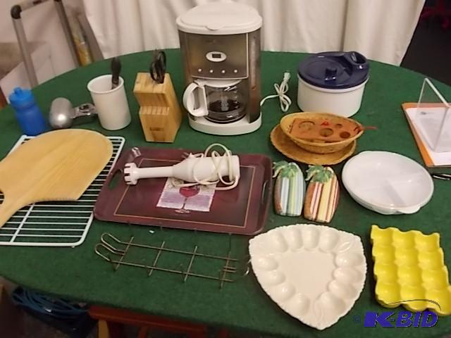 Box Lot Of Kitchen Related With Gevalia Coffe...
