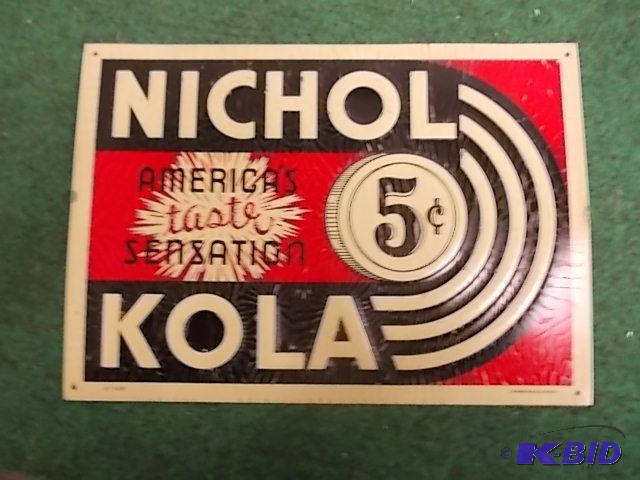 NICHOL KOLA Tin Sign 14 x 10...
