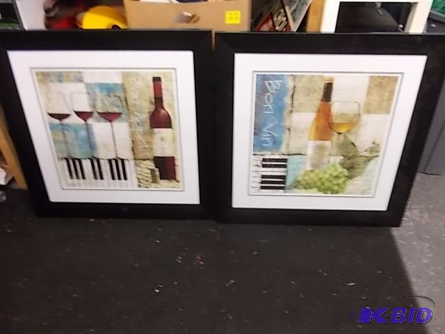 2 Wine Related Pictures 28 12 x 28 12...