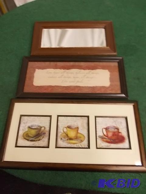 Framed Mirror 10 x 20, Message Theme 10 x 22,...
