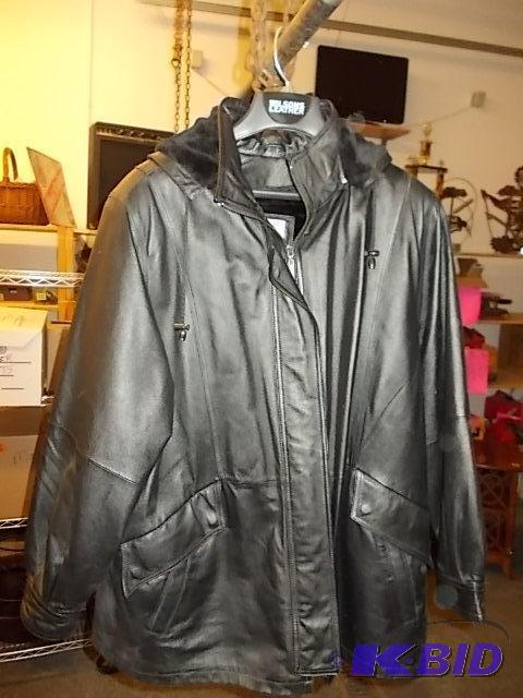 Sonoma Womens Leather Car Coat...