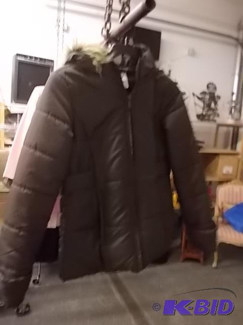 Size Small Brown Removable Hood Ladies Ski Ja...