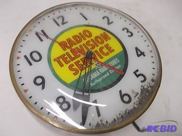 Vintage TV Service Clock&nbsp...