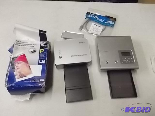 2-Sony Photo Printers &amp A Small Supply Of...