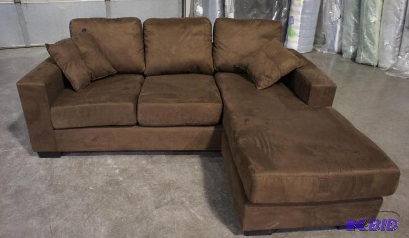 New Lifestyle Solutions Brown Sofa with Chais...