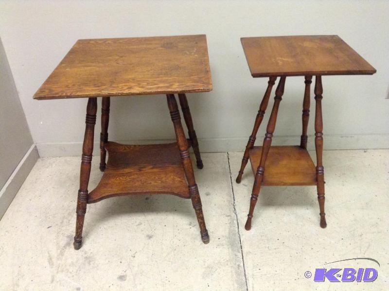 lot 2 image: One Oak & One Maple Fern Stand