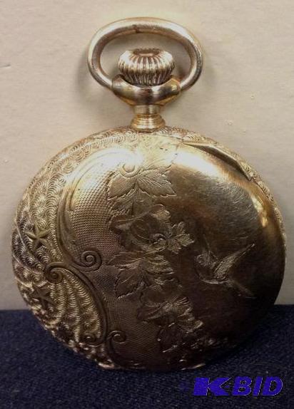 lot 29 image: Seth Thomas 14kt Gold Pocket Watch