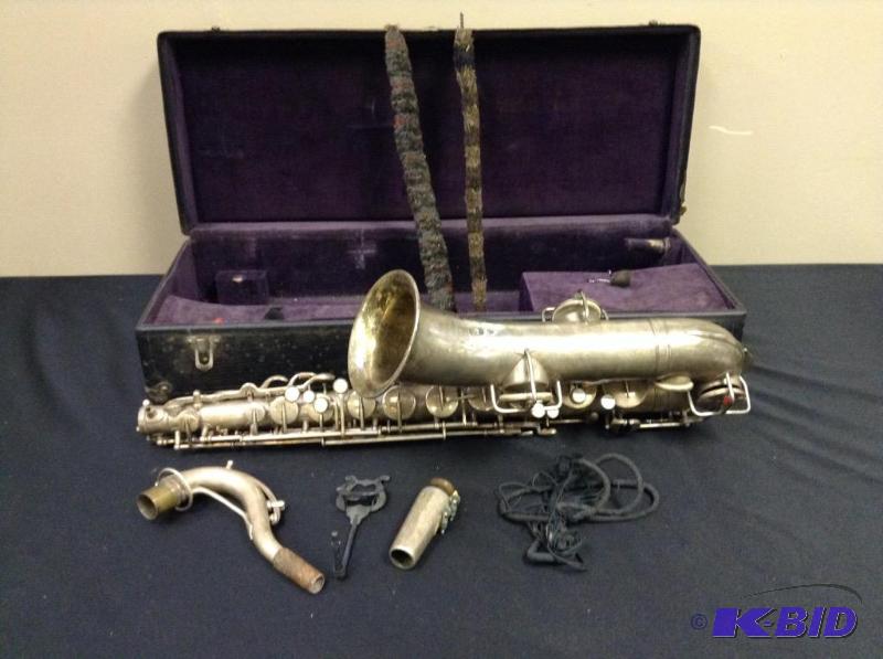 lot 91 image: Vintage sterling silver  Saxophone