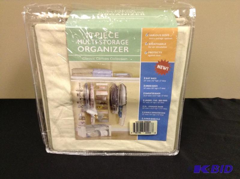 lot 102 image: 10 Piece Multi-Storage Organizer