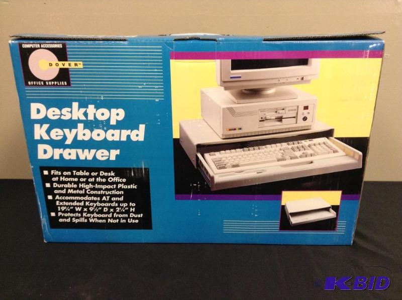lot 18 image: Dover Desktop Keyboard Drawer