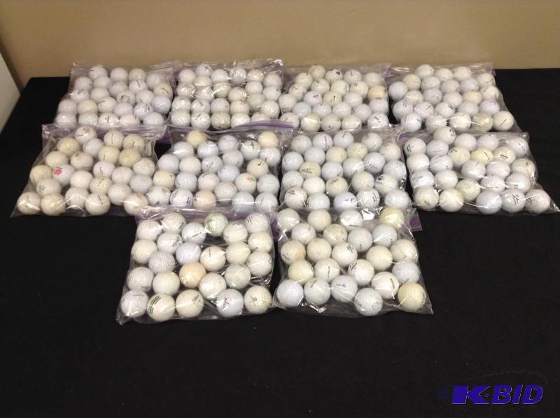 lot 63 image: 10 Bags of White Golf Bals
