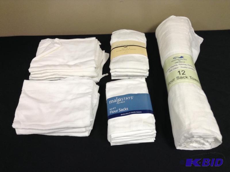 lot 66 image: 30 Flour Sack Towels