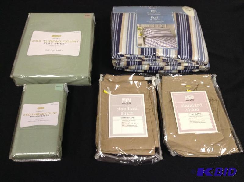 lot 68 image: Full and Queen New Sheets