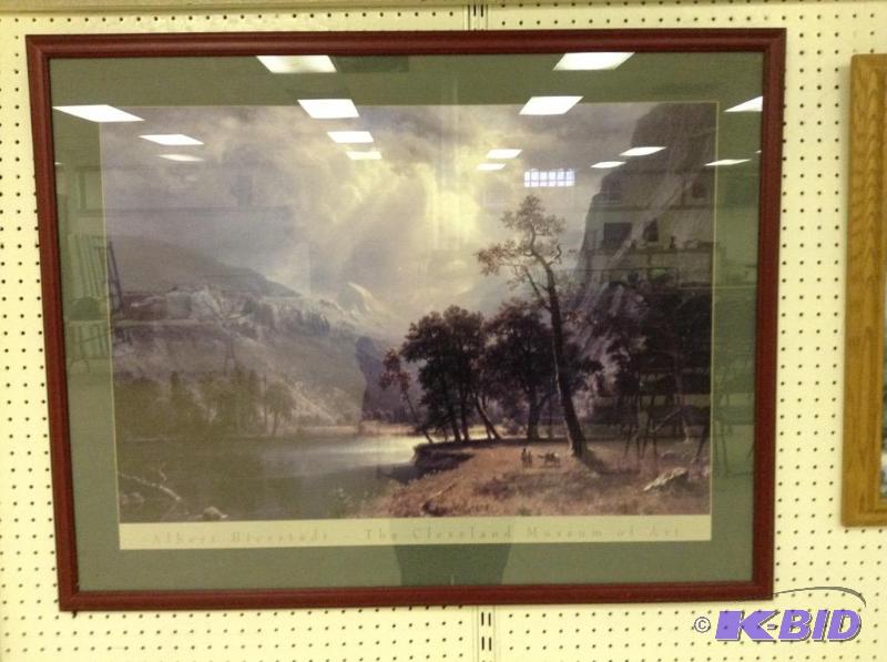 lot 73 image: Albert Bierstadt The Cleveland Museum of Art Print