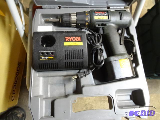lot 107 image: Ryobi 12V Cordless Drill...