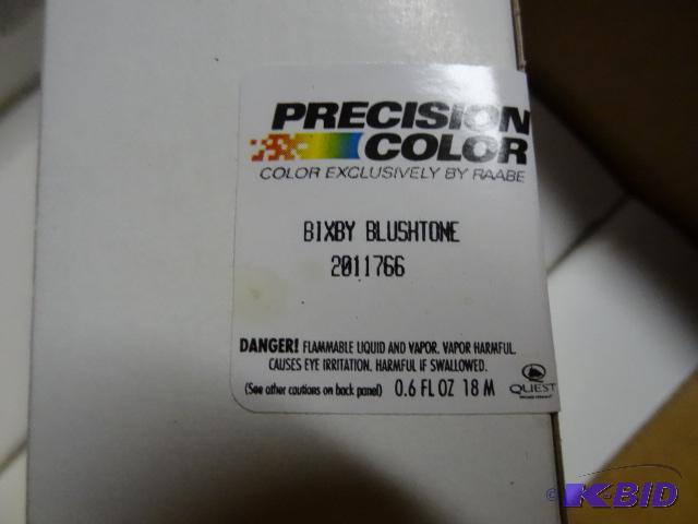 lot 108 image: Precision Color Touch Up Paint Bixby Blue Qty...