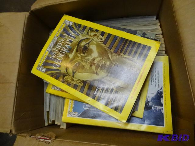 lot 168 image: Misc Vintage National Geographic Magazines...
