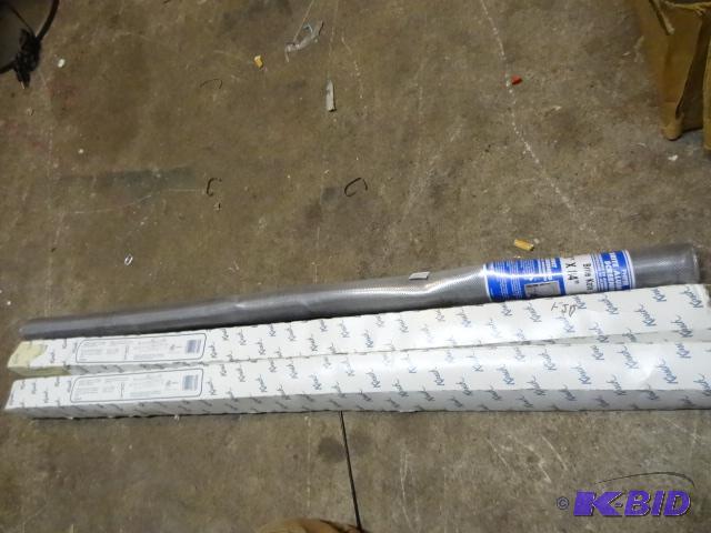 lot 175 image: Roll of Aluminum Screen 48 x 24 & Qty 2  ...