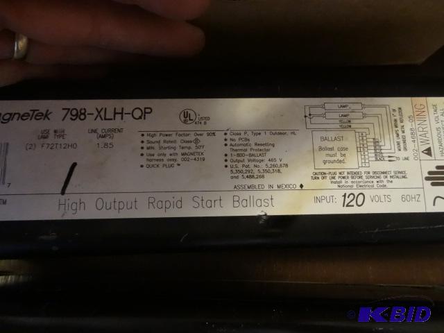 lot 2 image: Qty 2 Ballasts...