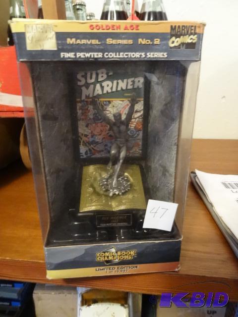 lot 47 image: Collectible Sub Mariner Figurine...