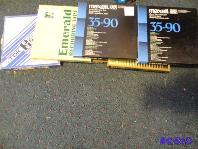 lot 55 image: Misc Reel to Reel Tapes...