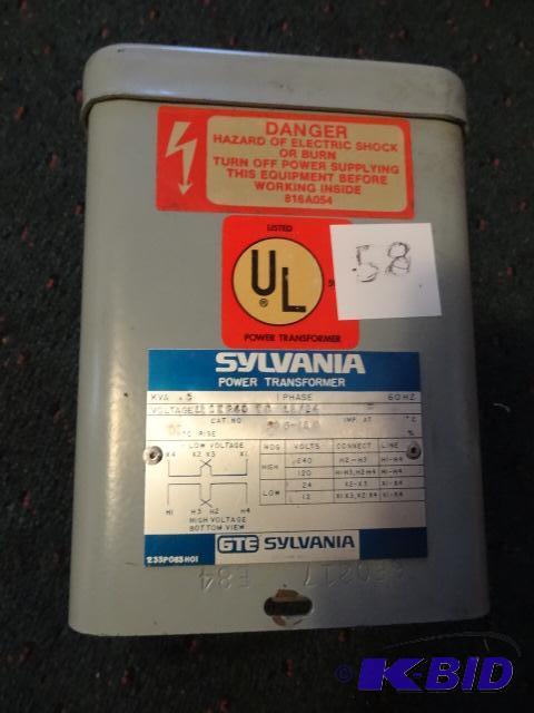 lot 58 image: Sylvania Tanning Bed Buck Boost Transformer 5...