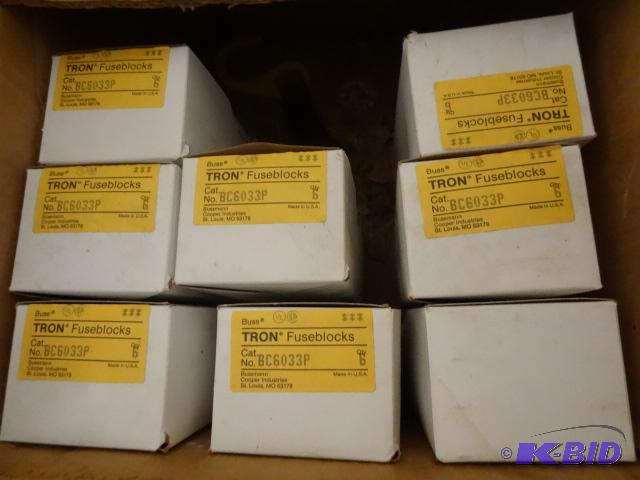 lot 6 image: Qty 48 Buss BC6033 Fuse Blocks New...