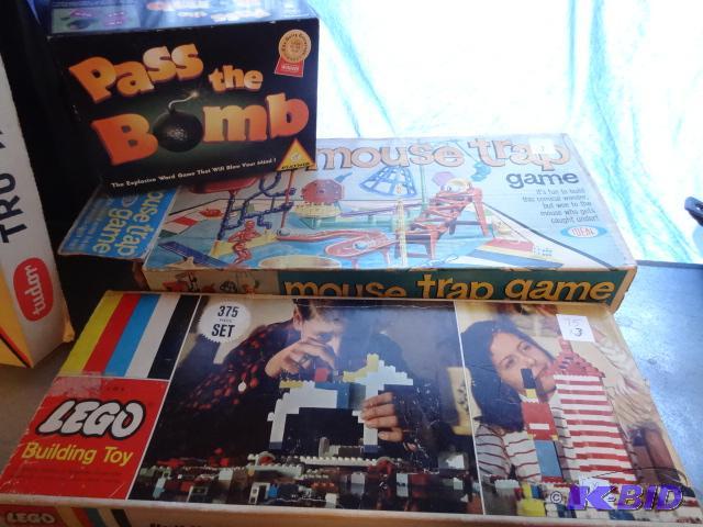 lot 75 image: Old Lego Set #375, Pass The Bomb & Mouset...