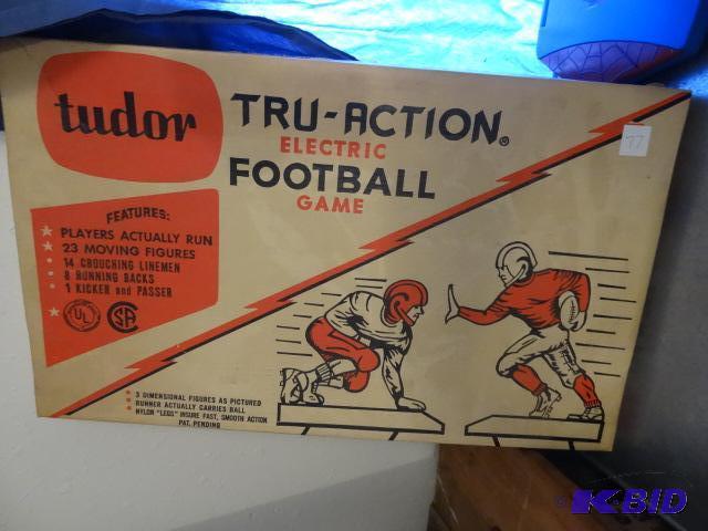 lot 77 image: Vintage Tudor Electric Football Game. Appears...