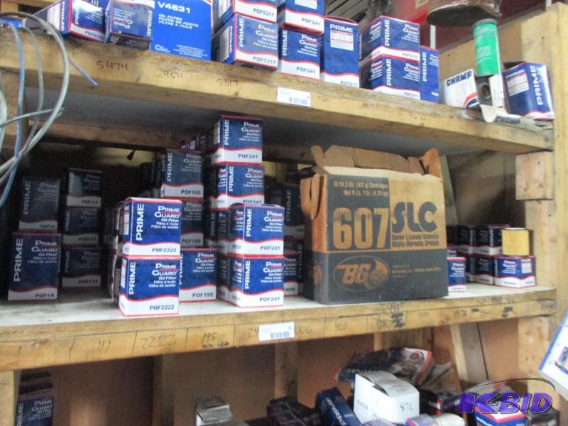 lot 35 image: Shelf lot of new oil filters...
