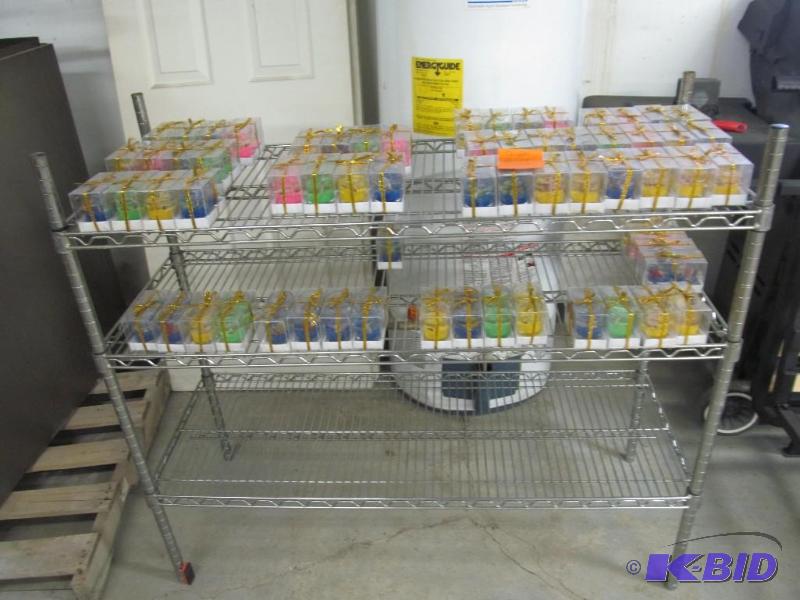 lot 44 image: Metal Shelving, Silver