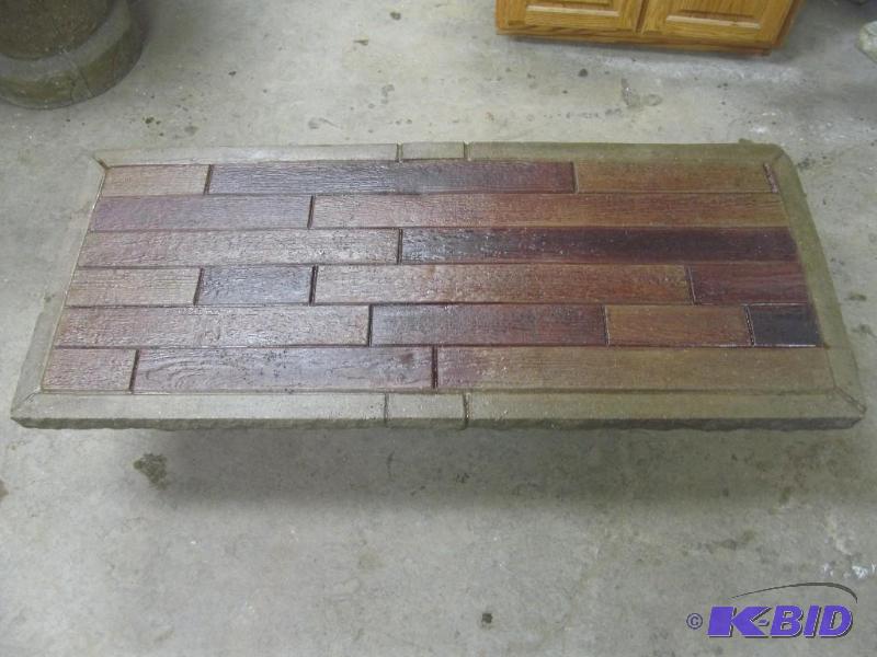 lot 54 image: Custom cement bench top