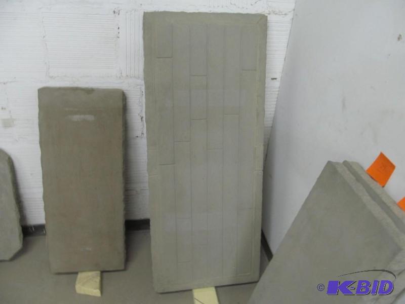 lot 81 image: Stamped Concrete Bench Top, Unstained