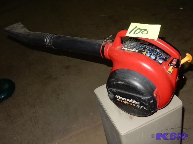 lot 100 image: Homelite Vac Attack II