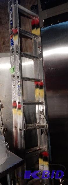 lot 119 image: WERNER, 16 ft Extension Ladder