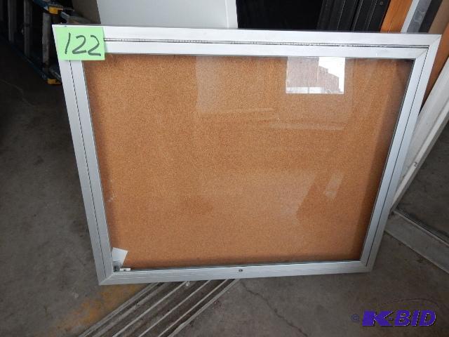 lot 122 image: Bulletin Board Case