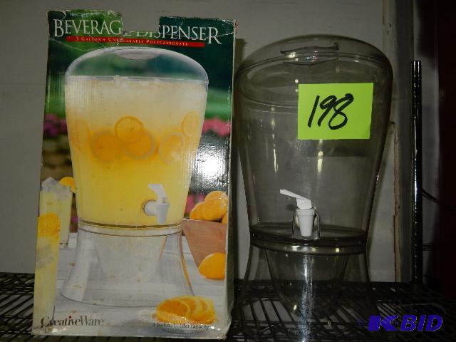 lot 198 image: Beverage Dispenser