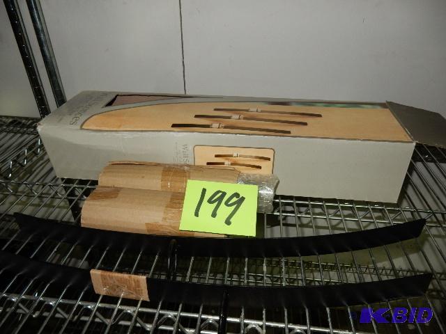 lot 199 image: Flat wall Sconses