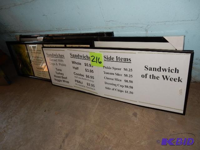lot 216 image: Frames