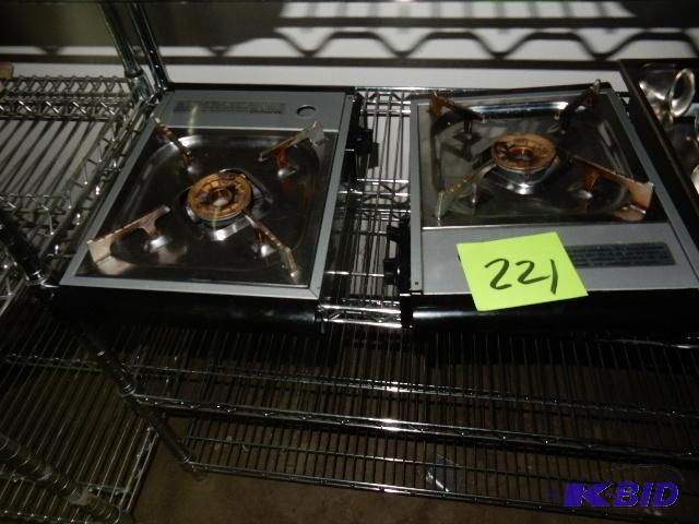 lot 221 image: Portable Gas Stoves