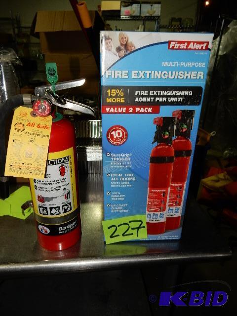 lot 227 image: Fire Extinguishers
