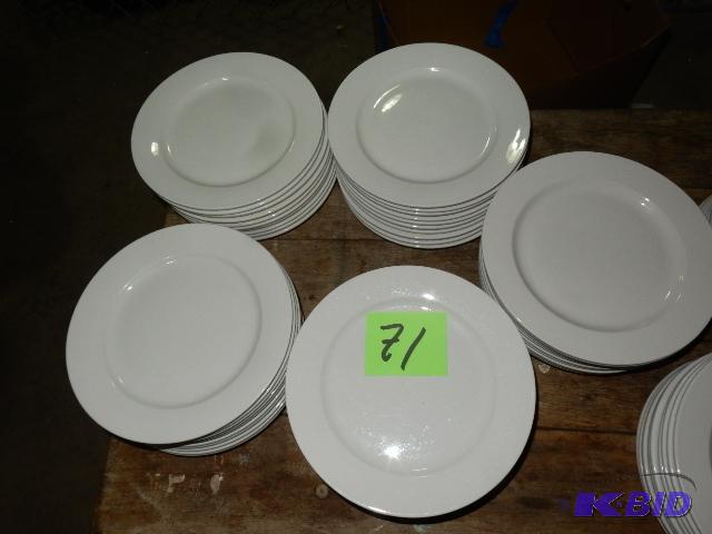 lot 71 image: Dinner Plates, Glass