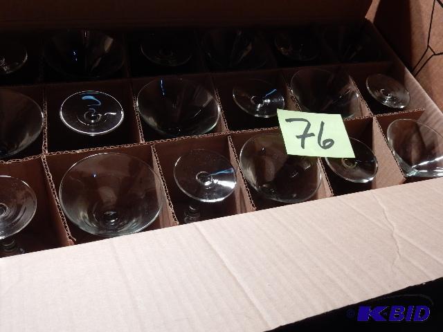 lot 76 image: Martini Glasses