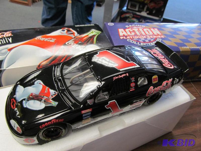 lot 4 image: 1998 Dale Earnhardt Jr #1 Coca-Cola Polar Bear 124 Clear Window Car Limited Edition by Action